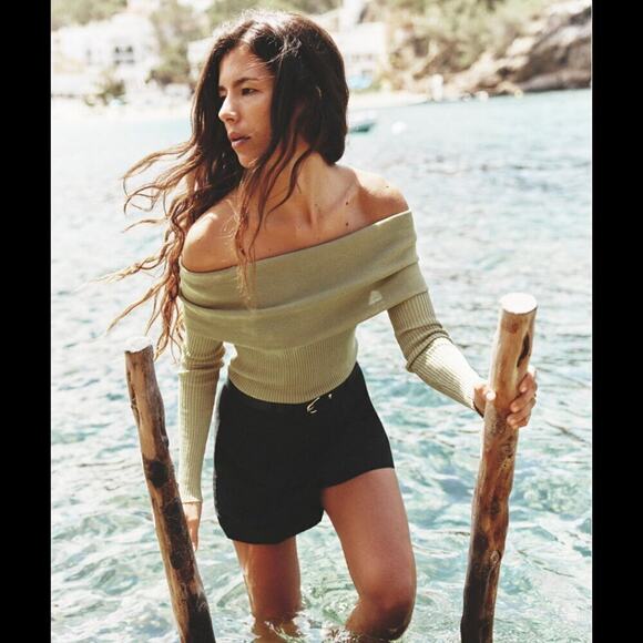 ZARA Fitted Knit Sweater NWT - Picture 7 of 14